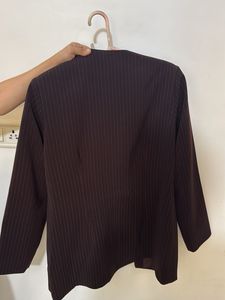 Classic Pinstripe Blazer