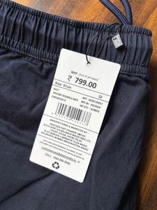 Navy Blue Casual Pants