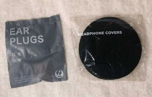 JAL Earplugs & Headphone Covers - New
