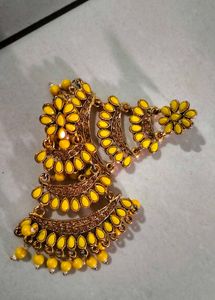Yellow 🟡💛🟡💛💛🟡 colour earings