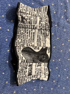 Vintage Newspaper Print Corset belt