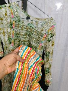 Embellished Floral Kurta