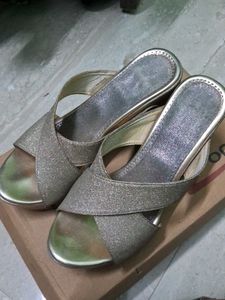 Sparkling Wedge Sandals