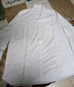 Men's White Full &amp; Half Sleeve Shirt Bundle 3XL