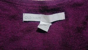 Purple Puff Sleeve Top (Brand- old Navy -S)