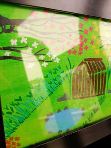 "Home in The Woods"🌲Framed Painting