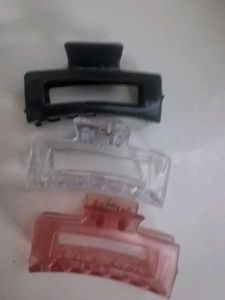 Set of 3 Claw Hair Clips