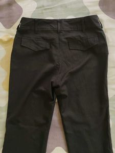 Striped Black Pants