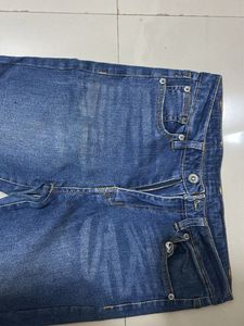 Stylish Ripped Blue Denim Jeans