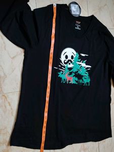 3xl Black Graphic T-Shirt New