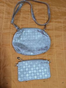 Golden color new handbag