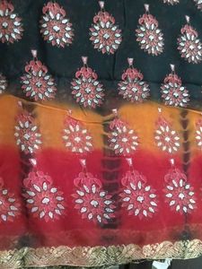 Beautiful Indian Saree with stitched blouse