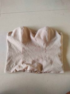 Beige Strapless Corset
