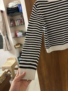 Striped Knit Sweater