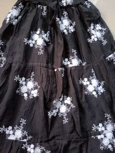 🇹🇭Chic Black Floral Maxi Dress
