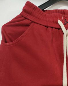 Comfortable Red Wide Leg Pants