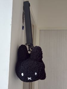 Cute Black Teddy Bear Crossbody Bag