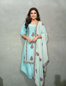 Sky Blue Salwar Suit