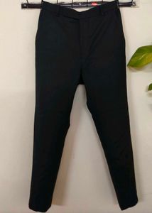Classic Black High-Waisted Raymond Pants for women