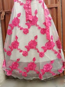Ethnic Stylish Pink Gown 🩷