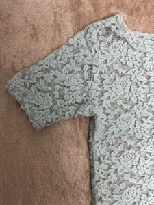 Floral Lace Short Sleeve Top