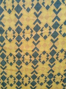 Beautiful yellow &amp; black Cotton Dupatta