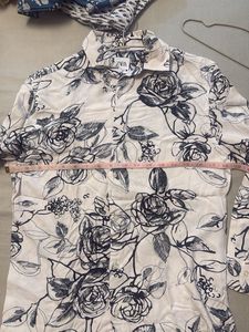 Zara Men's Floral Print Shirt