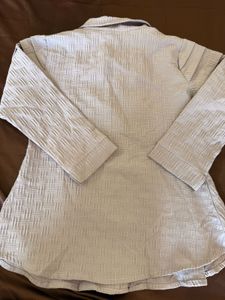Stylish Textured Button-Up Shirt