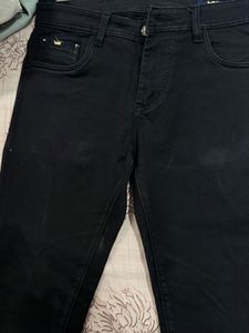 GAS Men Black Straight Fit Jeans
