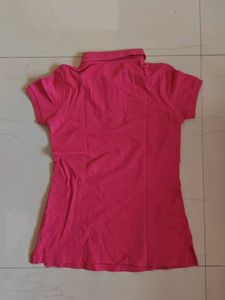 Bright Pink Polo T-Shirt