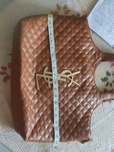 Quilted YSL tote bag