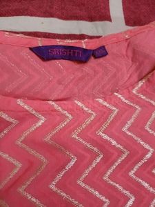 Srishti Brand Front Cut Kurta In Xl Size For Women