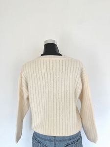 Cream Knit Sweater