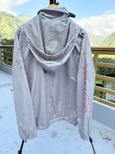 Ed Hardy Grey windbreaker style Jacket