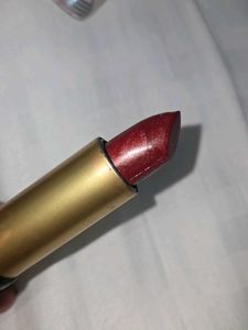 Shimmery Red Lipstick