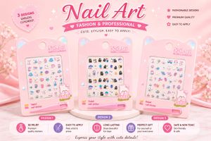Cute Nail Art Stickers - Fashionable Designs