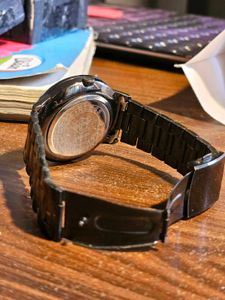 Stylish Black Wheel Watch