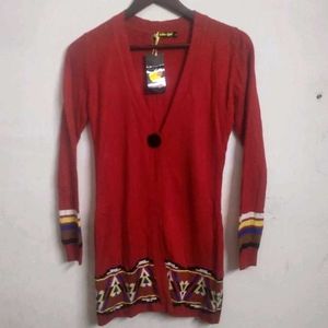 Stylish Red Knit shrug