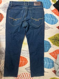 Roadster Dark Blue Slim Tapered Jeans