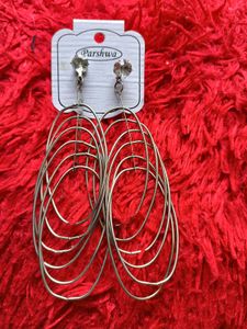 Elegant Oval Hoop Earrings