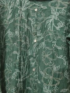 Elegant Green Printed Kurta