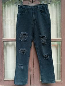Torn Jean (Faded Black Colour)