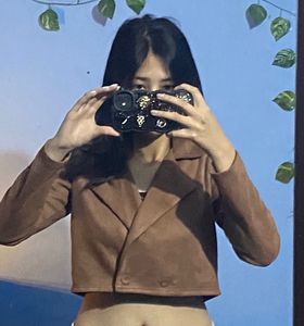 Crop Blazzer 🤎🌰👝