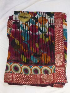 BRANDED MULTI COLOUR SAREE