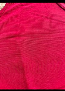 Chic Red Sleeveless Halter Neck Crop Top