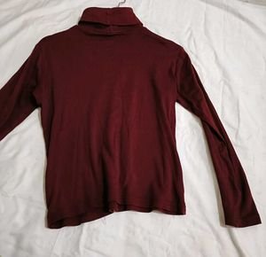 Burgundy Long Sleeve pullover