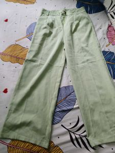 Light Green Wide Leg Pants