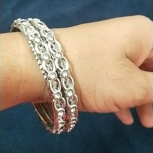 New Silver Colour beutiful Bangles