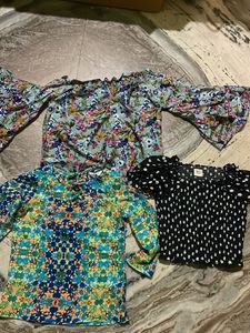 Colorful Women's Blouse Bundle - Size