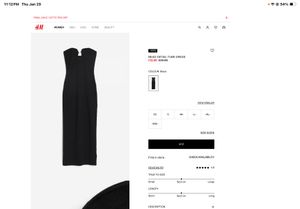 Fitted tube dress